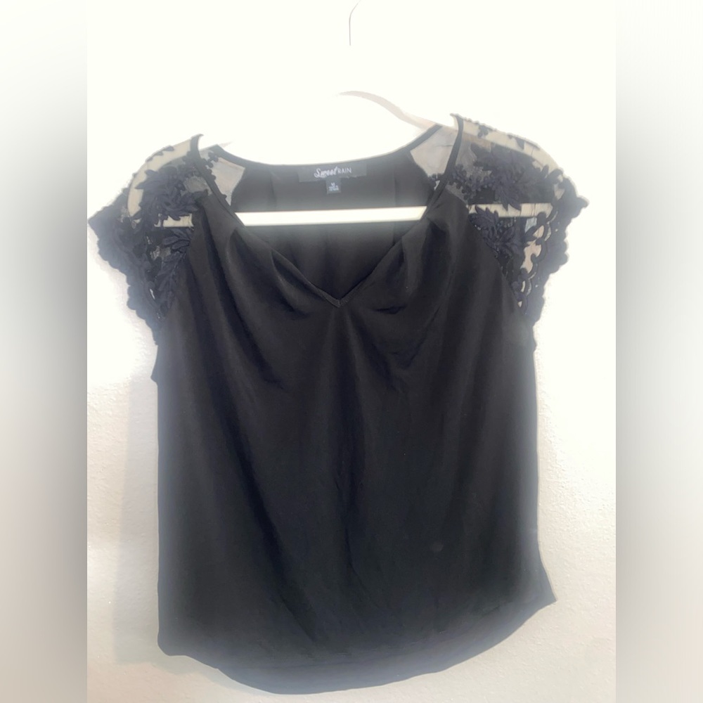 Lace Black Top